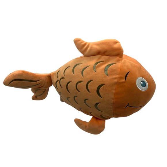 Kohls Cares The Fish with the Deep Sea Smile Stuffed Animal Toy 12" Orange Book - Picture 4 of 8